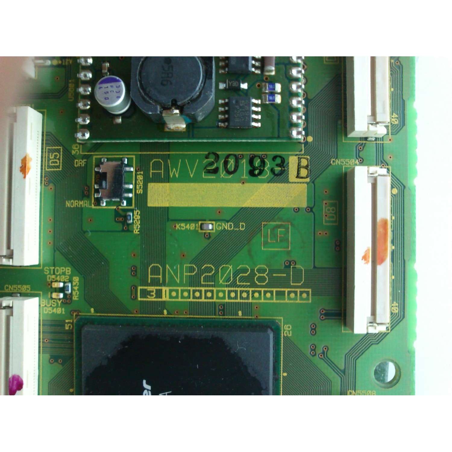 FUENTE PARA TV RCA NUMERO DE PARTE AE0050381 / ER991D / ER991D-B-245300-P08 / WP1707064 / PANEL LSC650FJ11 / MODELO RTU6549-C - Imagen 2